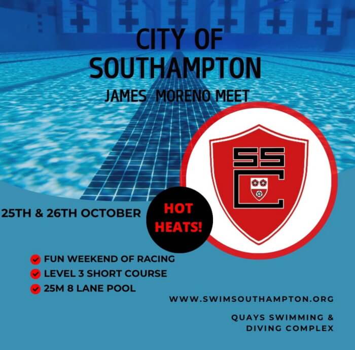 James Moreno Meet October 2025 City of Southampton Swimming Club