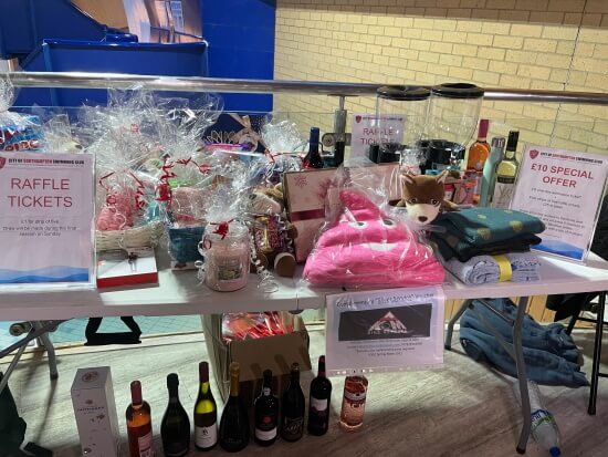 Raffle Prizes City Of Southampton Swimming Club